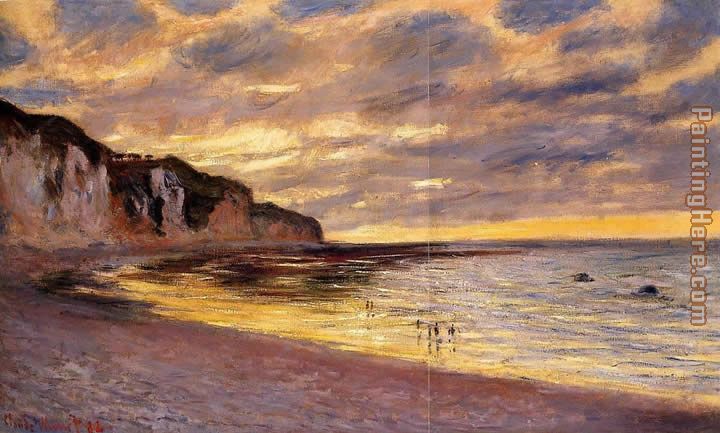 L'Ally Point Low Tide painting - Claude Monet L'Ally Point Low Tide art painting